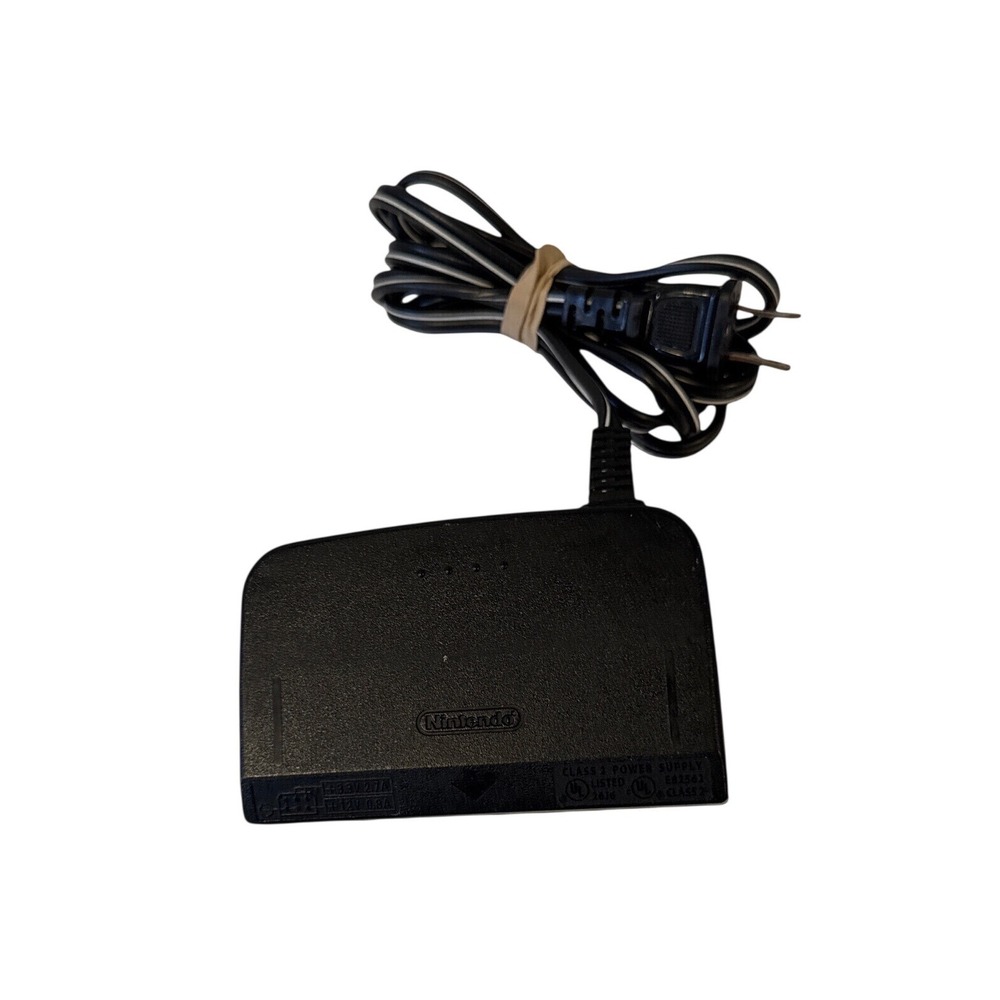Nintendo 64 N64 AC Power Supply Adapter OEM Original NUS-002 Black